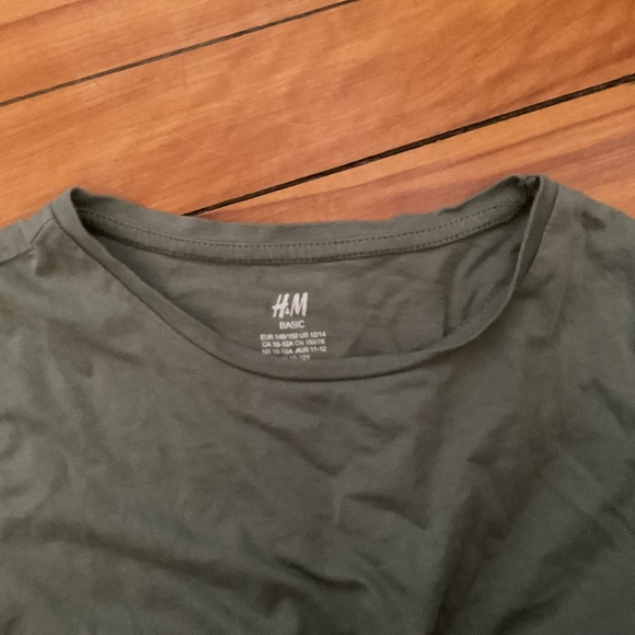 Olive basic cotton shirt - Picture 2 of 3